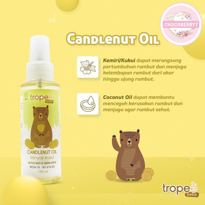 Gambar Tropee Bebe Minyak Kemiri Bayi 100 ml Candlenut Oil TROPE BEBE Kukui - Minyak Kemiri dari OJ Home undefined Tokopedia