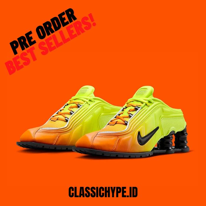Jual Martine Rose x Nike Shox MR4 Safety Orange - 36 - Kota Medan 