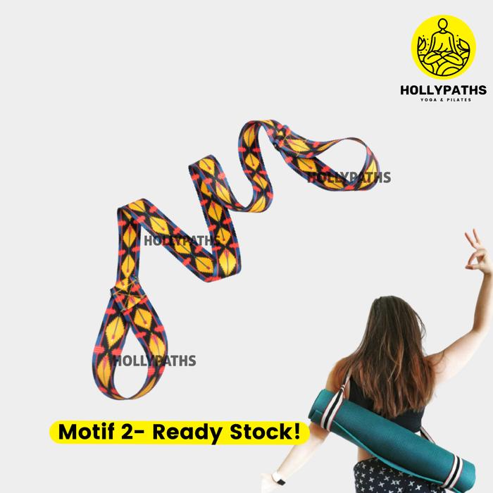 Gambar Yoga Mat Strap / Tali Matras Olahraga / Tali Matras Yoga Mat Carrier - MOTIF 2 dari HollyPaths undefined Tokopedia