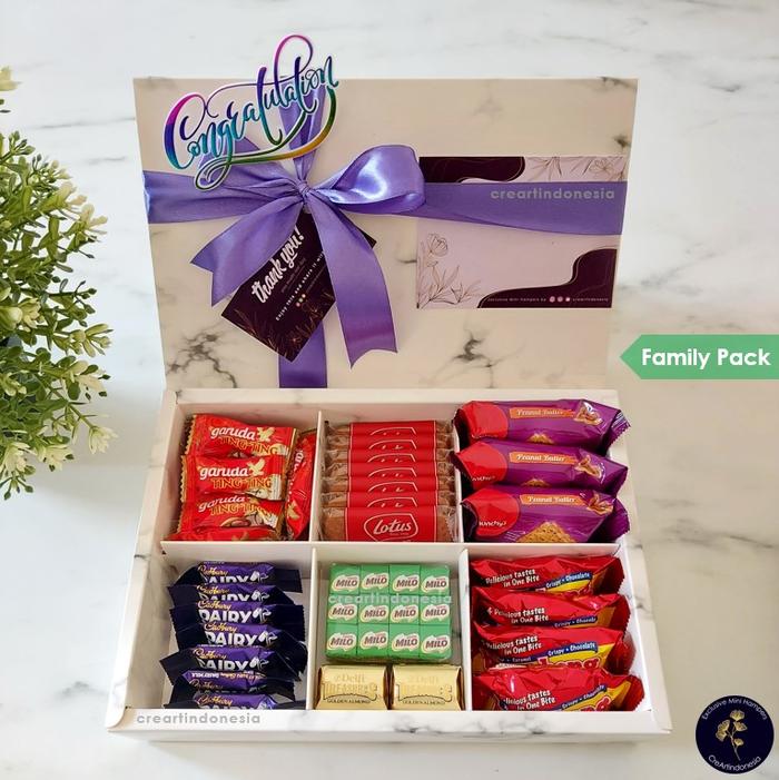 Gambar Hampers Birthday / Hampers Wisuda / Hadiah Anniversary - (6) Marble P - FAMILY_CONGRATS dari creartindonesia undefined Tokopedia