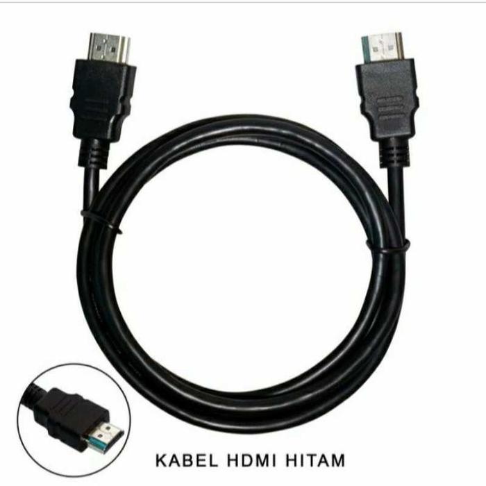 Gambar Kabel HDMI to HDMI Jaring Kabel Hdmi Hitam Male to Male 1M 1.5M 3M 5M - HITAM 1.5M dari I KNOW I'M AWESOME undefined Tokopedia