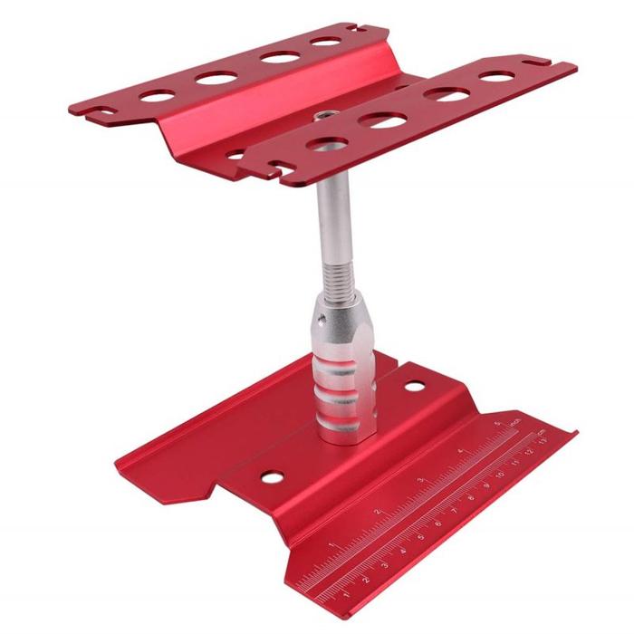 Gambar RC Stand RC Adjustable Work Stand Platform RC Car Holder 1:10 / 1:8 - Merah dari Penny-Y undefined Tokopedia