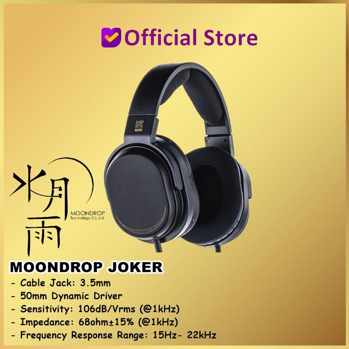 Gambar Moondrop Joker 50mm Dynamic Driver Professional Closed-Back Headphones dari Dunia Mas Computer undefined Tokopedia