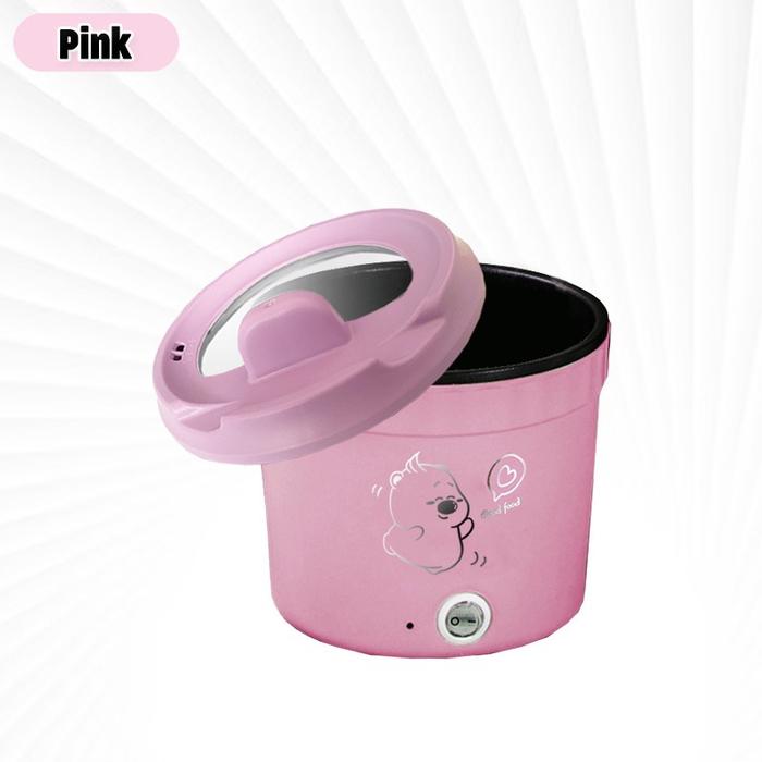 Gambar Rice Cooker Mini Serbaguna Panci Listrik 1L / Penanak Nasi 450Watt - Merah Muda dari Yunyunshop88 undefined Tokopedia