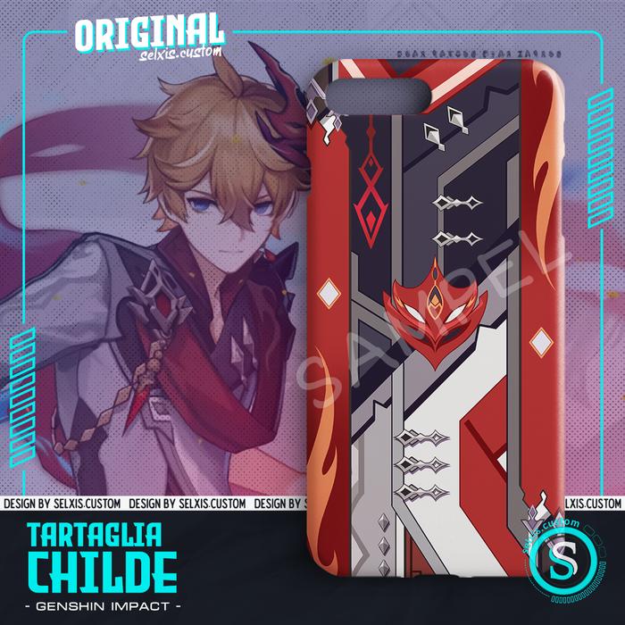 Gambar Premium Phone Case Genshin Impact Childe - Variasi 1, 3D (Hardcase) dari selxiscustom undefined Tokopedia