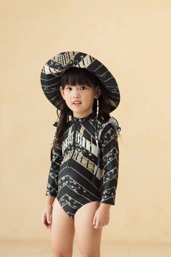 Gambar Swimsaic MINI - Long Sleeve swimsuit - Pansy, Monet, Pink - Pansy, XS (6m-1y) dari Swimsaic Indonesia undefined Tokopedia