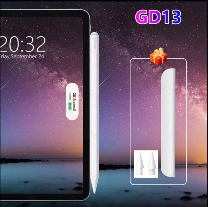 Gambar GOOJODOQ Gen 13 Gen13 GD13 Stylus Pen iPad Wireless Charging Alt 10 11 12 - GD13 dari Joeff shop undefined Tokopedia