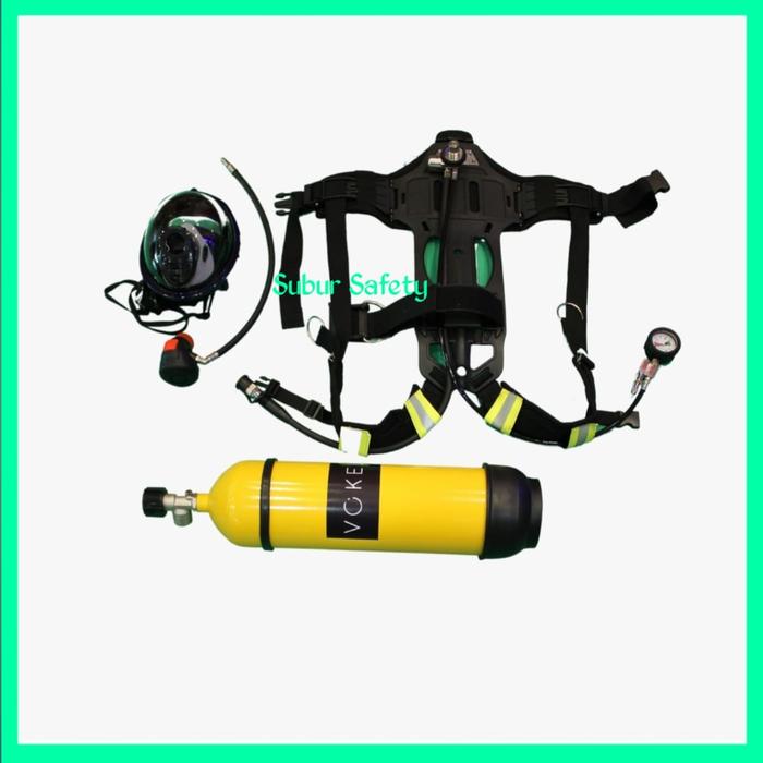 Jual Breathing Apparatus 6 Liter Merk Vokel / SCBA Self-Breathing ...
