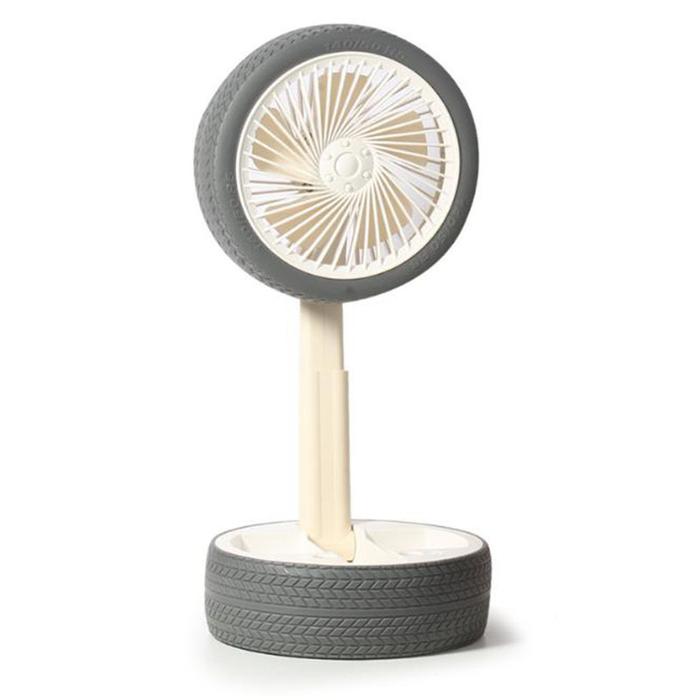 Gambar Kipas Angin Lipat Portable /Kipas Angin Meja Putar  Portable Recharge - Abu-abu dari kitasemuasuka undefined Tokopedia