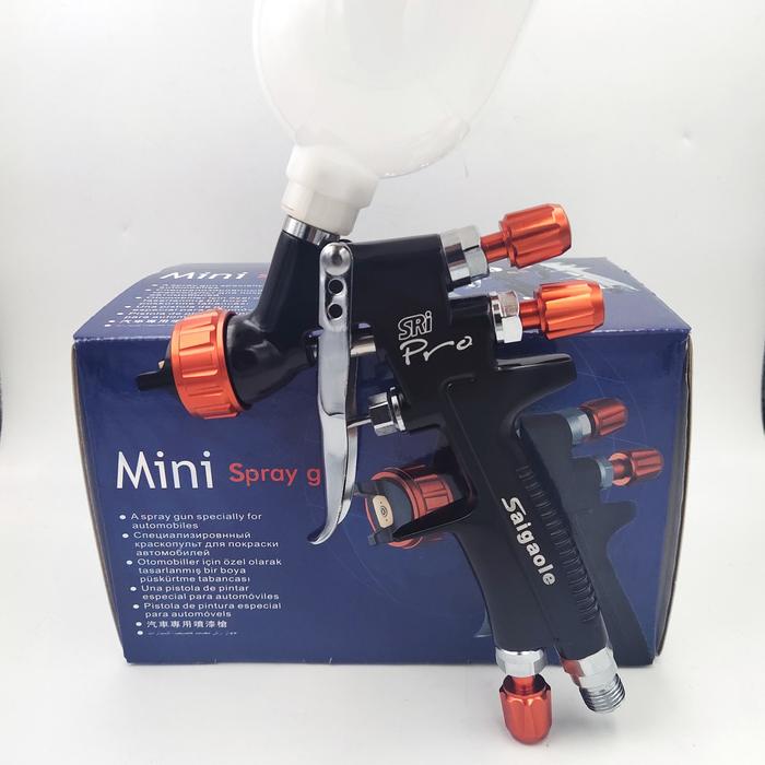 Gambar SAIGAOLE SRI PRO Mini Spray Gun Alat Semprotan Cat Upper Pot 1.0-1.2MM - Hitam, 1.0 dari Greener Store undefined Tokopedia