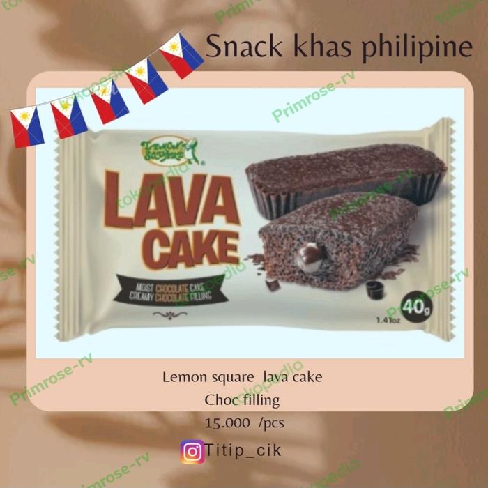 Gambar pre order snack philipine pilipine lava cake lemon square / sponge - con ube dari Primrose-rv undefined Tokopedia