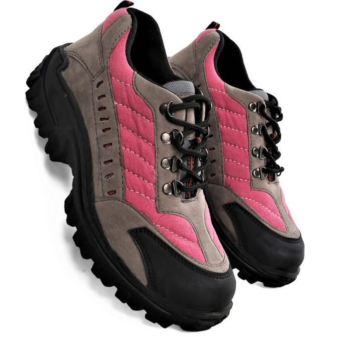 Gambar Sepatu Gunung Wanita Hikking Outdoor Gear Low Boots Safety Pink Grey - Pink Grey, 36 dari Shovia'shop undefined Tokopedia