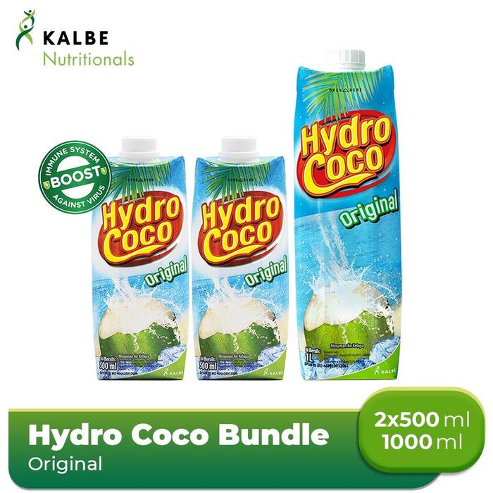 Gambar best seller Hydro Coco 500ml (2 Pcs) + Hydro Coco 1lt (1 Pcs) murah dari wahyu81920 undefined Tokopedia