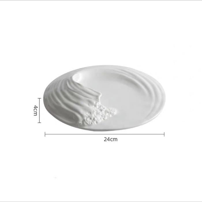 Gambar Coral Plate Piring Keramik Fine Dining Aesthetic - 10" dari Good Get Home undefined Tokopedia
