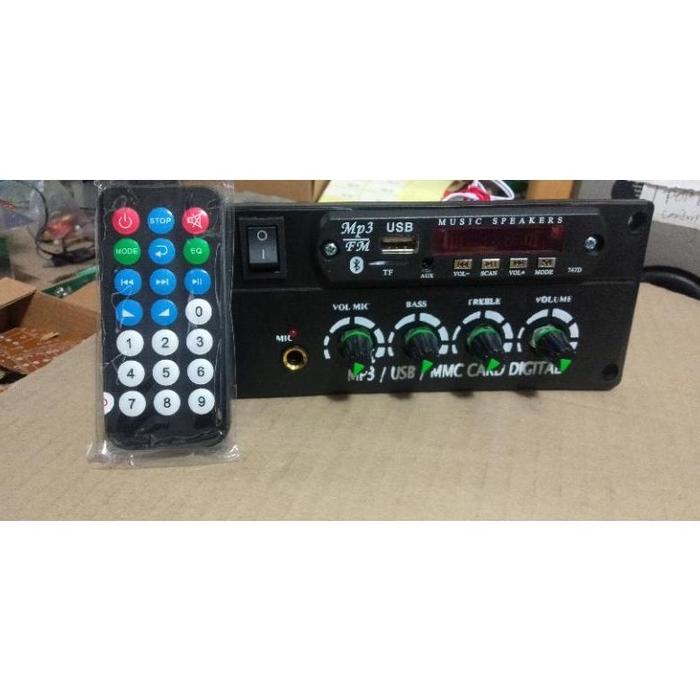 Jual SE COD KIT RANGKAIAN MODUL AMPLI SPEAKER AKTIF PLUS USB BLUETOOTH