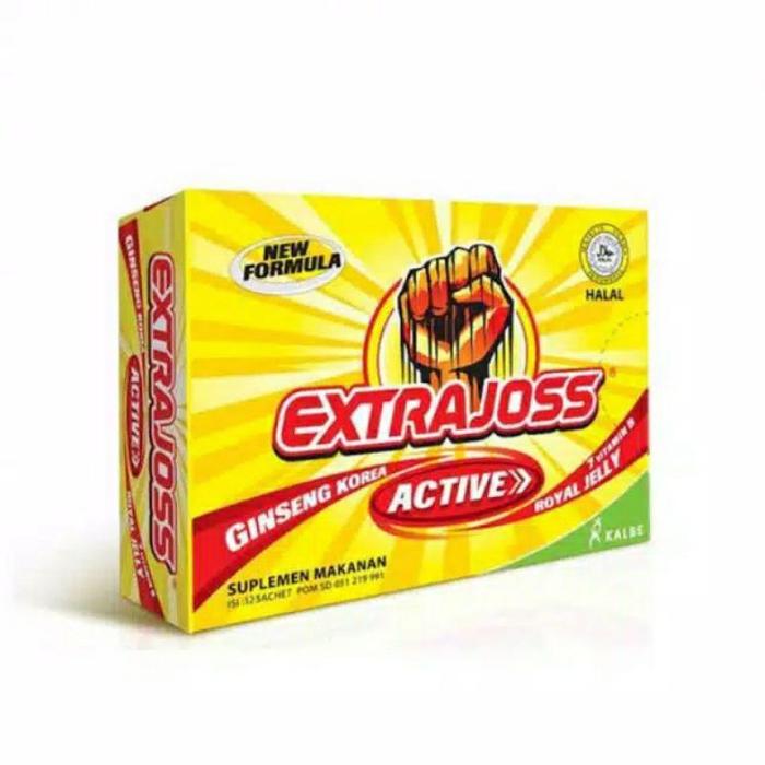 Gambar Extrajoss Active 1pak X 5 box @12 sachet - 1 Box dari Saven acc undefined Tokopedia