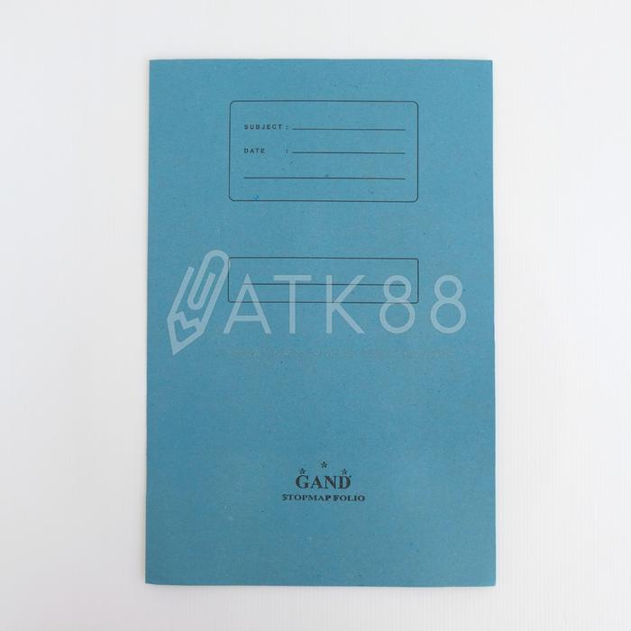 Gambar Map Kertas File Dokumen GAND Stop Map / Stopmap Folio 5002 (50 pcs) - Biru dari Pusat Grosir ATK 88 undefined Tokopedia