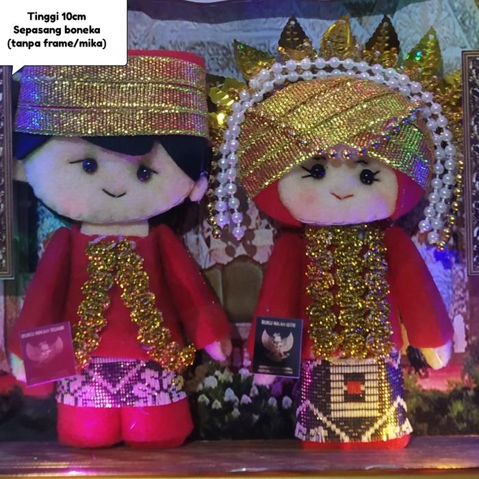 Gambar Boneka Pengantin Flanel - Padang dari Boneka Mahar undefined Tokopedia