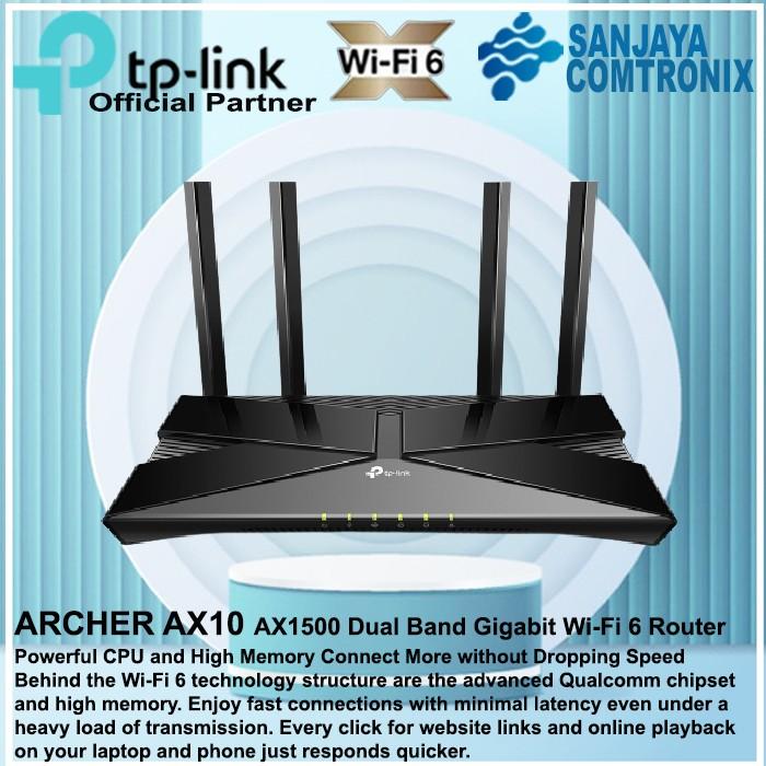 Gambar TP-Link Archer AX10 AX1500 Wi-Fi 6 Router - AX10 dari SANJAYA COMTRONIX undefined Tokopedia