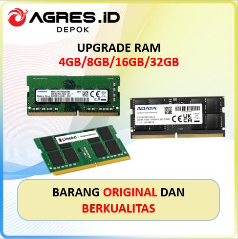 Promo UPGRADE RAM 8GB 16GB RAM 32GB/4800 Cicil 0% 3x Kota