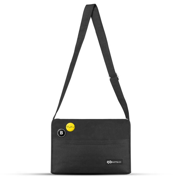 Gambar Tas Selempang Slingbag Kanvas Buffback Cerci - Hitam dari Buffback Shop undefined Tokopedia