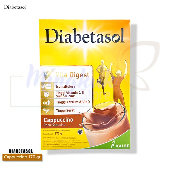 Gambar Susu Diabetasol Cappucino - DIABETASOL CAPPUCCINO 170 gr - Susu Diabet dari Mingkuk Store undefined Tokopedia