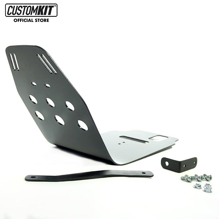 Gambar Skidplate Alumunium Kawasaki W175 - Custom Kit - Hitam Doff dari Katros Garage undefined Tokopedia