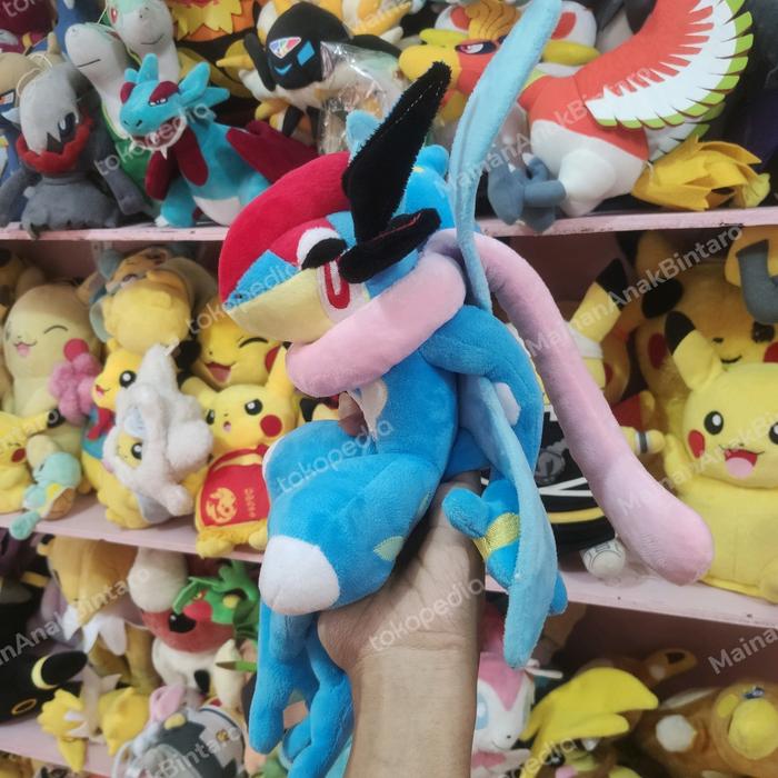 Gambar Boneka Pokemon Ash Greninja dari MainanAnakBintaro undefined Tokopedia