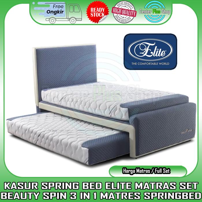 [Instan] Kasur Springbed Sorong Elite Beauty Spine in Spring Bed  90x200, Matras 3in1 di Center Plus Shop Tokopedia