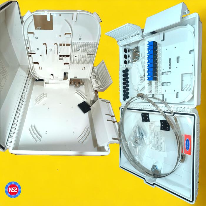 Gambar odp 16 core lengkap spliter box 1:16, odp 16 core double lock, box odp - Model PLC spltr dari NS2 INDONESIA undefined Tokopedia