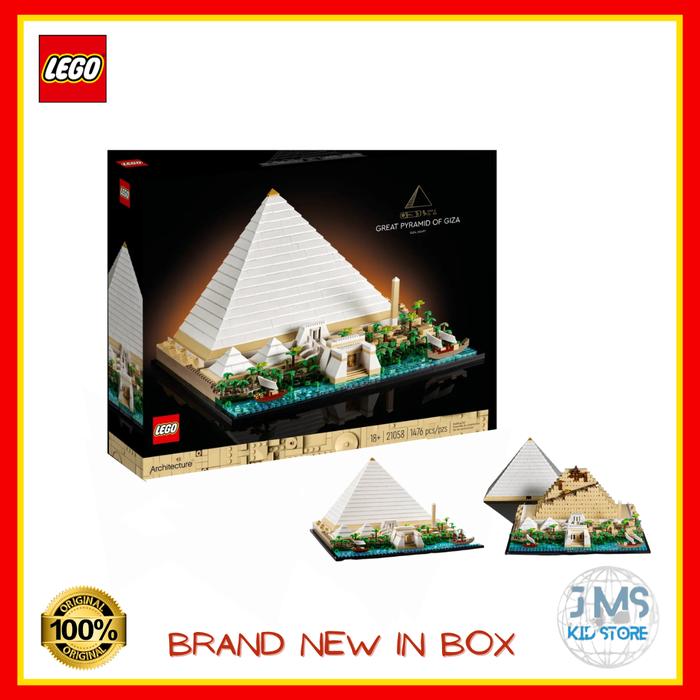 Gambar LEGO Architecture 21058 Great Pyramid of Giza dari JMS KIDS STORE undefined Tokopedia