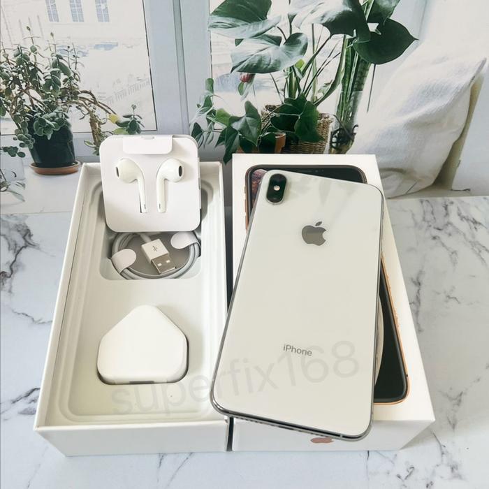 Gambar HP Apple iPhone X/XS/XS MAX 64/256GB fullset Mulus Original Garansi - 64 gb, X PUTIH dari superfix168 undefined Tokopedia