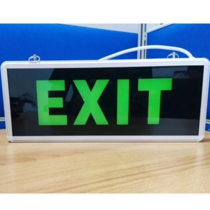 Lampu Exit Led Jual Lampu EXIT Led 2sisi Lampu Darurat Exit Led 2sisi Lampu Emergency ...