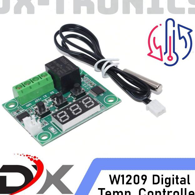 Gambar berkualitas Temperature Controller W1209 Thermostat Digital Termostat dari Intan Shop Murah undefined Tokopedia