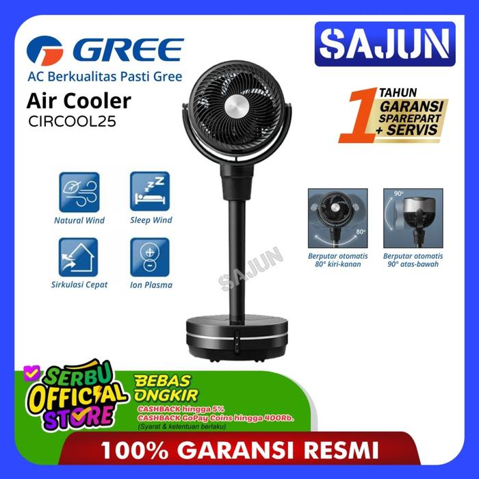 Gambar GREE Circulation Air Cooler dengan Generator Plasma - GCA-CIRCOOL25 dari Sajun Electronic Tangerang undefined Tokopedia