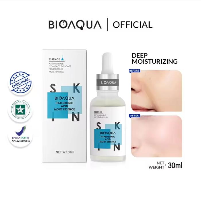 Gambar BIOAQUA Essence Serum 50ml | Hyaluronic | Niacinamide | Acne - Hyaluronic Acid dari chantiq_id undefined Tokopedia