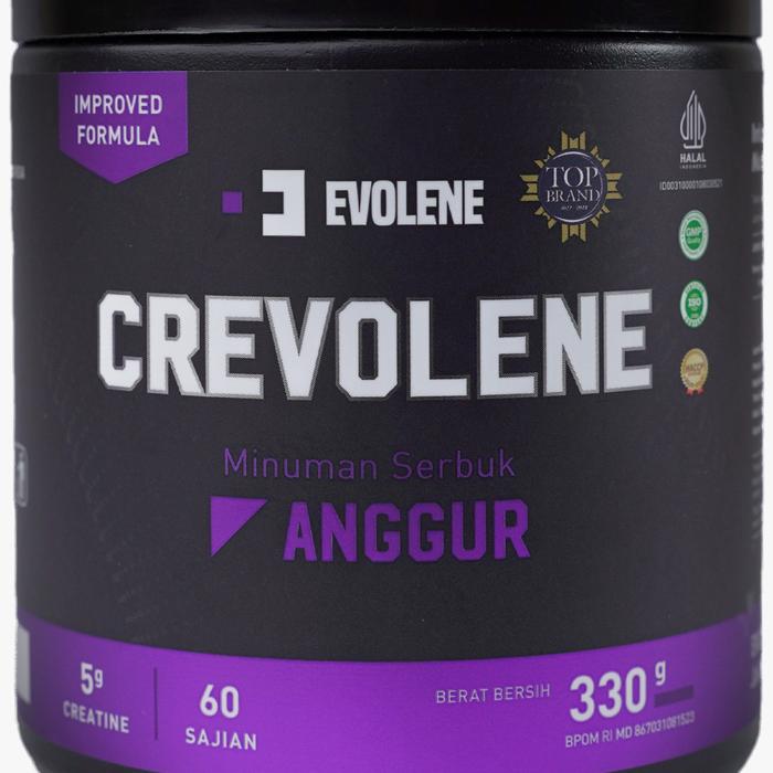 Gambar Evolene Crevolene 60 Serving Creatine Monohydrate BPOM & Halal - 60 Serving, Unflavored dari SuperFit Store undefined Tokopedia