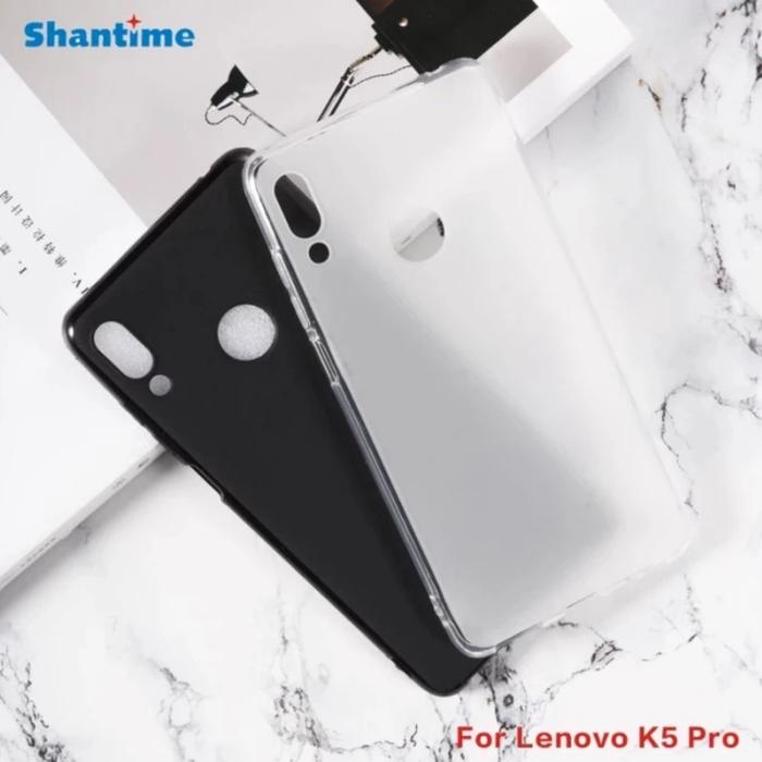 Gambar Softcase Matte Lenovo K5 Pro Premium Frosted Silikon Case - Hitam dari AndroidShop undefined Tokopedia