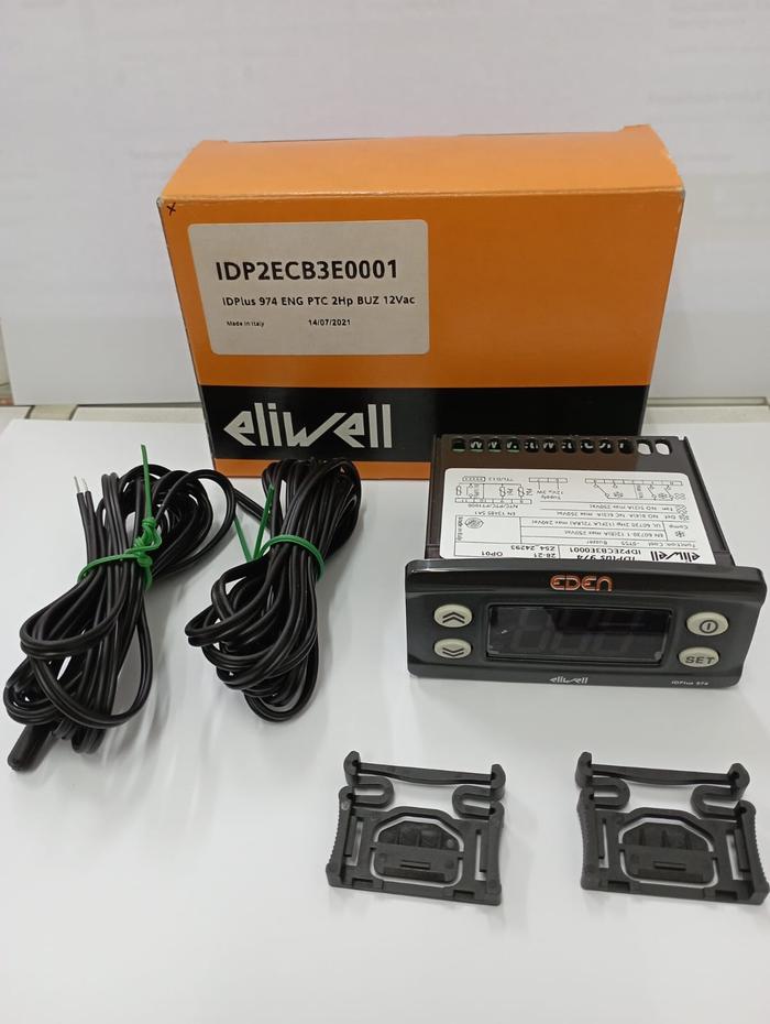 Jual ELIWELL 974 12V + Travo + Sensor NTC Hitam IDPLUS DIGITAL