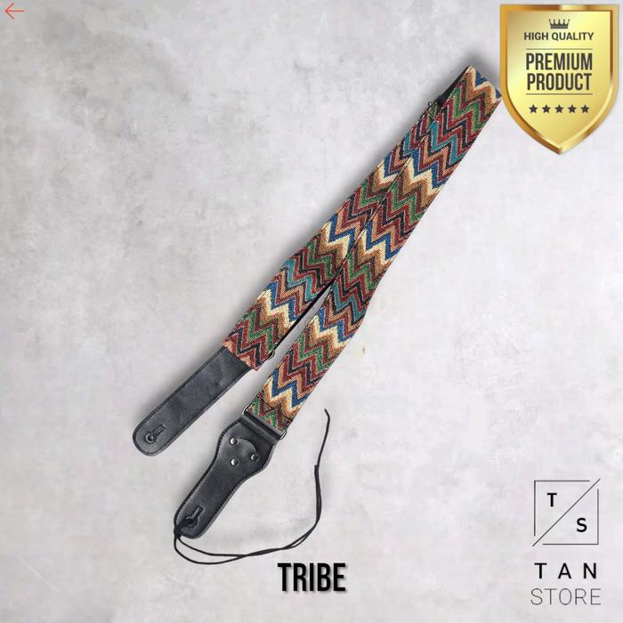 Gambar Strap Gitar Premium / Strap Gitar Akustik / Strap Gitar Elektrik - Tribe dari Tan Store Official undefined Tokopedia