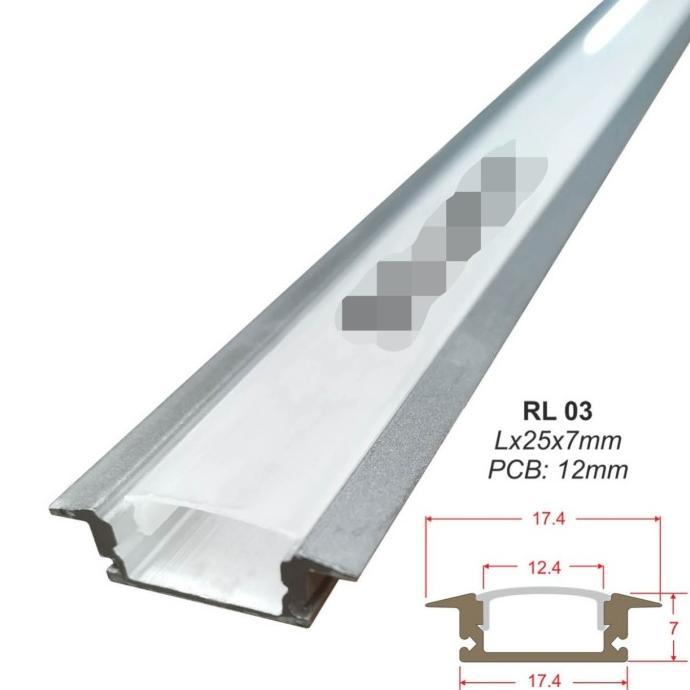Gambar Rumah Lampu Led Strip LC 027 - Silver dari Coriosity Electronics undefined Tokopedia