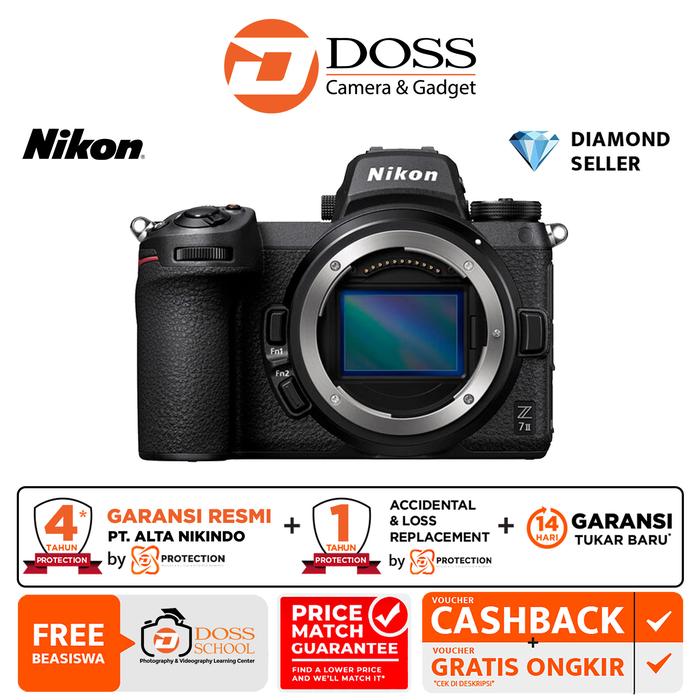 Gambar Nikon Z7 II / Nikon Z7II / Nikon Z7 Mark II Body Only - Standarpackage dari DOSS Camera & Gadget undefined Tokopedia