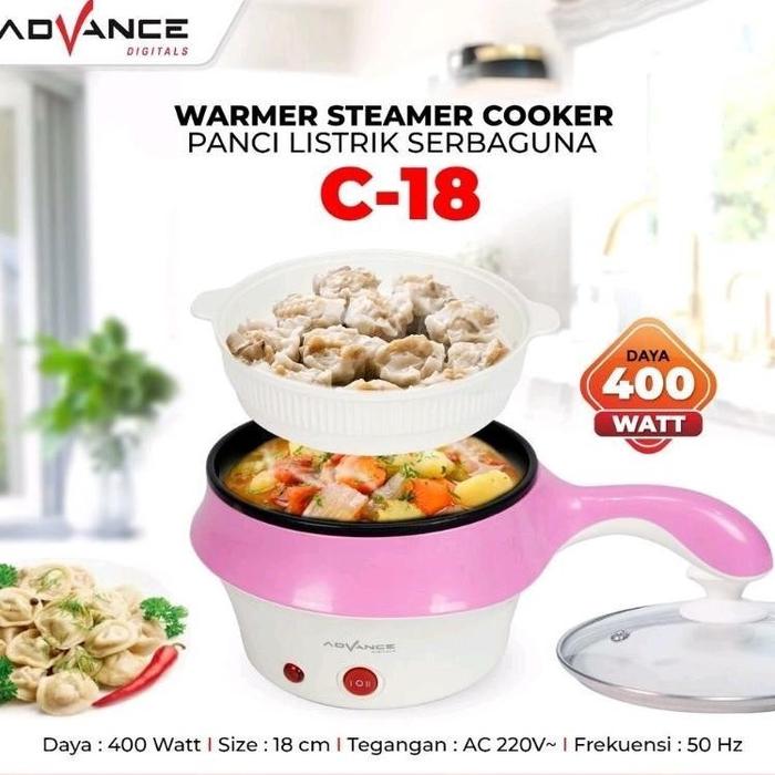 Gambar Advance Panci Listrik Serbaguna Warmer Streamer Cooker C-18 dari Abang Adik Toko Electronic undefined Tokopedia