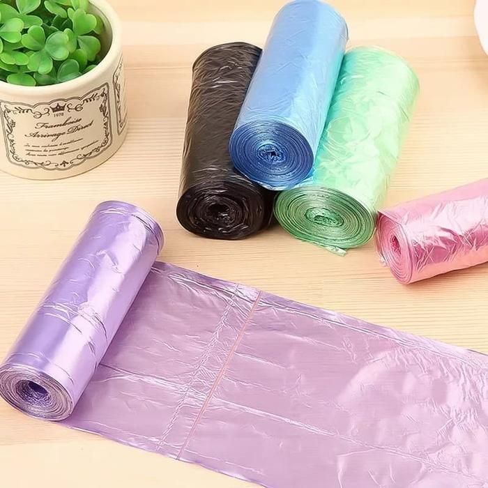 Gambar Kantong Plastik SAMPAH ROLL 45X50CM - Kantong Sampah dari garuda30 undefined Tokopedia
