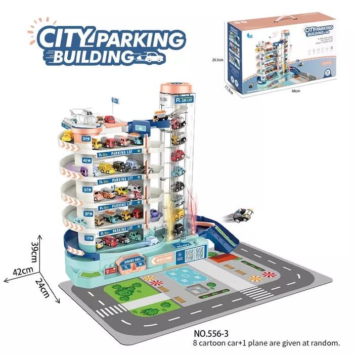 Gambar 2in1 City Parking & Car Adventure / Mainan Mobil-mobilan - 5 level dari Totti Play undefined Tokopedia