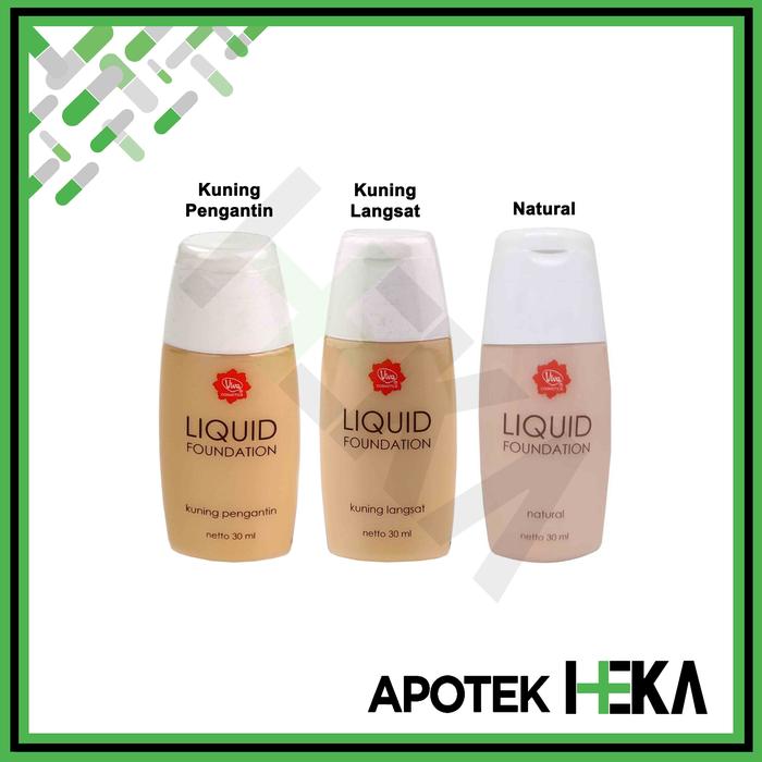 Gambar Viva Liquid Foundation 30 ml - Alas Bedak - Kuning Langsat dari Apotek Heka Bekasi undefined Tokopedia
