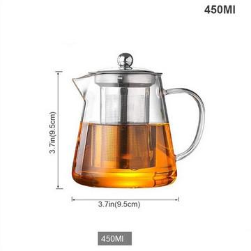 Gambar Saringan Teh Stainless Teko Kaca Teh 950 ML - 950ml dari Viv Coffee undefined 5 Tokopedia