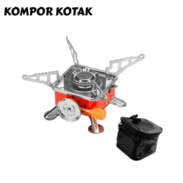 Gambar paket kompor kotak bunga coking set nesting teko camping - komporbunga - kompor kotak dari Khaula Indonesia undefined Tokopedia