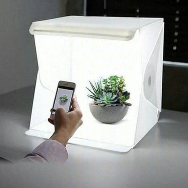 Gambar Trend-Mini Photo Studio Termasuk Lampu LED Light Box Mini Foto Studio dari CIAZ undefined Tokopedia