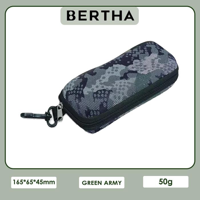 Gambar Tempat Kacamata Sleting Warna / Pouch Kacamata - ARMY, +ANTI FOG dari Bertha Indonesia undefined Tokopedia